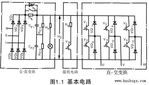 变频器维修基本电路图